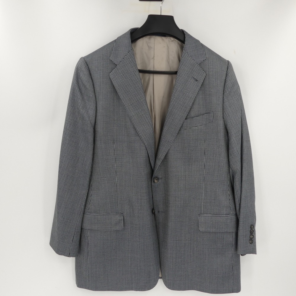 Joseph Abboud for Nordstrom 2-Button Wool Silk Sport Coat Blue Made in USA‎ 44R